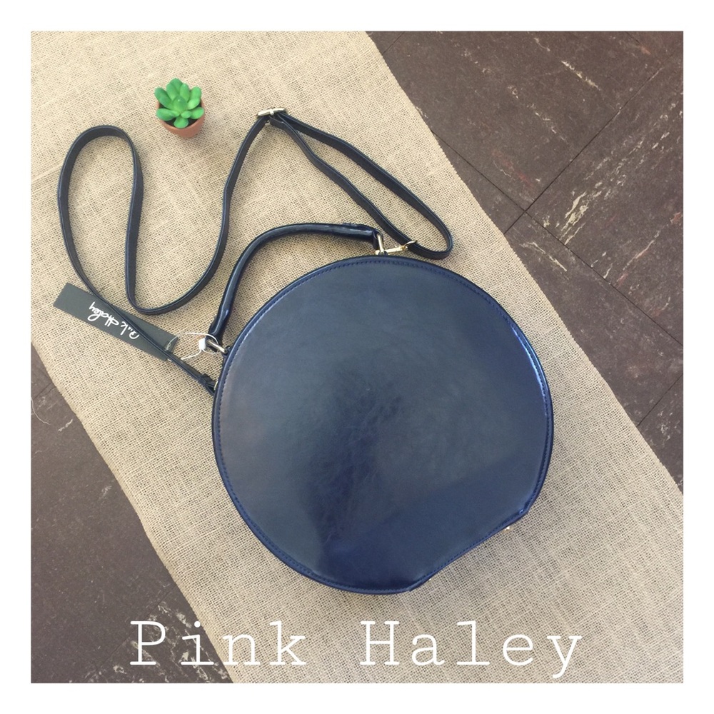 Pink Haley Midnight Blue Circular Bag - Picture 4 of 13